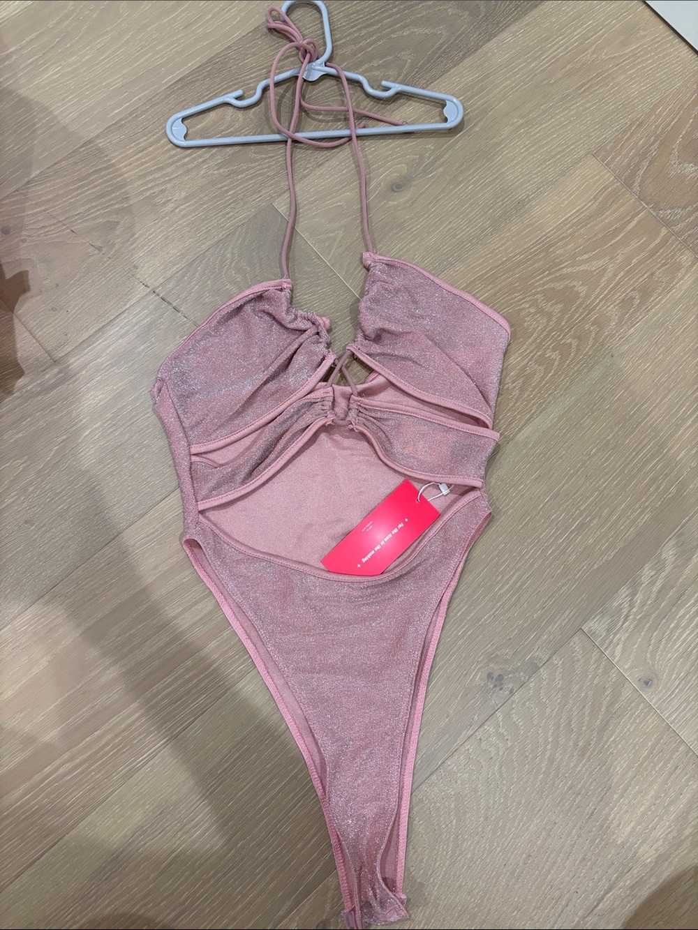 Shimmery Pink bodysuit
